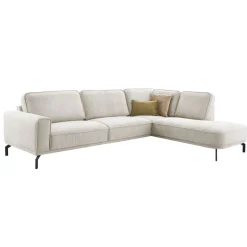 Profijt Meubel Hoekbank rechts Loretio beige basic comfort