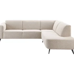 Profijt Meubel Hoekbank rechts Micco beige basic comfort