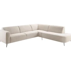 Profijt Meubel Hoekbank rechts Micco beige basic comfort