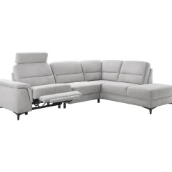 Profijt Meubel Hoekbank rechts Mirtho grijs relaxfunctie supreme comfort