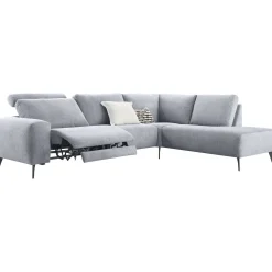 Profijt Meubel Hoekbank rechts Nyborg grijs relaxfunctie basic comfort