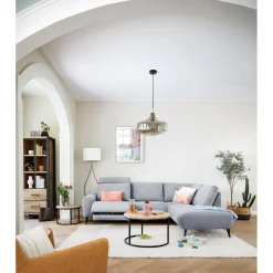 Profijt Meubel Hoekbank rechts Nyborg grijs relaxfunctie premium comfort