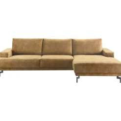 Profijt Meubel Hoekbank rechts Ostuni groen premium comfort