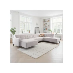 Profijt Meubel Hoekbank rechts Tordera grijs premium comfort
