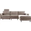 Profijt Meubel Hoekbank rechts Totham bruin relaxfunctie supreme comfort