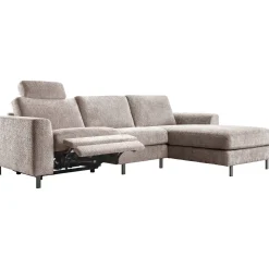 Profijt Meubel Hoekbank rechts Totham bruin relaxfunctie supreme comfort