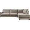 Profijt Meubel Hoekbank rechts Totham taupe microleder excellent comfort
