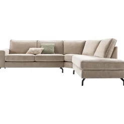 Profijt Meubel Hoekbank rechts Totham taupe basic comfort