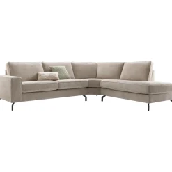 Profijt Meubel Hoekbank rechts Totham taupe basic comfort