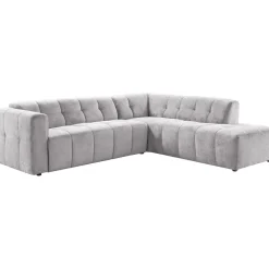 Profijt Meubel Hoekbank rechts Vizela grijs basic comfort