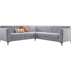Profijt Meubel Hoekbank Ridgway grijs basic comfort
