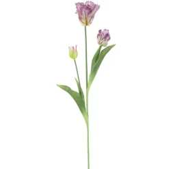 Profijt Meubel Kunstbloem Dorzano tulp 71 cm paars