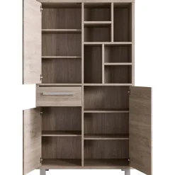 Profijt Meubel Opbergkast Gradoly 200x110x45 cm grijs