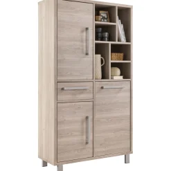 Profijt Meubel Opbergkast Gradoly 200x110x45 cm grijs