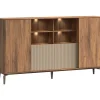 Profijt Meubel Opbergkast Lodetto 236x137x45 cm deuren champagnekleur