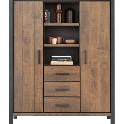 Profijt Meubel Opbergkast Mantera 170x139x48 cm donkerbruin