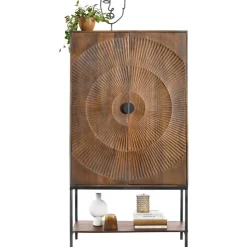 Profijt Meubel Opbergkast Nocona mangohout 190x100x41 cm