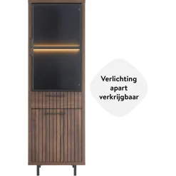 Profijt Meubel Opbergkast Tenino 200x65x45 cm bruin