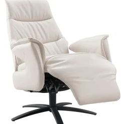 Profijt Meubel Relaxfauteuil Altonia large lichtgrijs leer