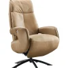 Profijt Meubel Relaxfauteuil Balfour large microleder cognac