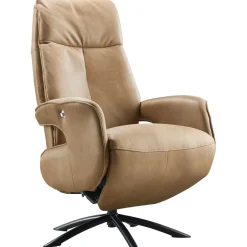 Profijt Meubel Relaxfauteuil Balfour large microleder cognac