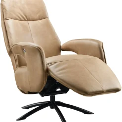 Profijt Meubel Relaxfauteuil Balfour medium microleder cognac