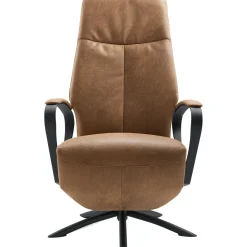 Profijt Meubel Relaxfauteuil Beltra elektrisch large microleder bruin