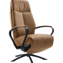 Profijt Meubel Relaxfauteuil Beltra medium microleder bruin