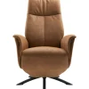 Profijt Meubel Relaxfauteuil Benoni large microleder bruin
