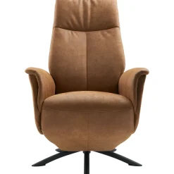 Profijt Meubel Relaxfauteuil Benoni medium microleder bruin