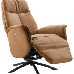 Profijt Meubel Relaxfauteuil Benoni medium microleder bruin