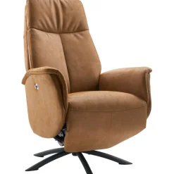 Profijt Meubel Relaxfauteuil Benoni medium microleder bruin