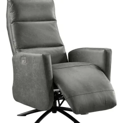 Profijt Meubel Relaxfauteuil Cervan elektrisch small microleder antraciet