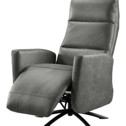 Profijt Meubel Relaxfauteuil Cervan elektrisch small microleder antraciet