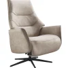 Profijt Meubel Relaxfauteuil clay large microleder taupe