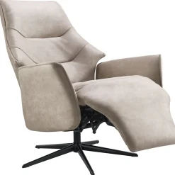 Profijt Meubel Relaxfauteuil Clay small microleder taupe