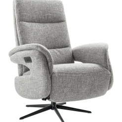 Profijt Meubel Relaxfauteuil Haslet elektrisch medium grijs