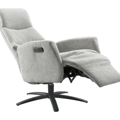 Profijt Meubel Relaxfauteuil Olindia elektrisch medium grijs