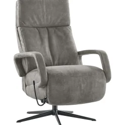 Profijt Meubel Relaxfauteuil Orona small microleder grijs