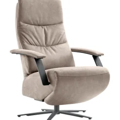 Profijt Meubel Relaxfauteuil Tofino elektrisch microleder grijs