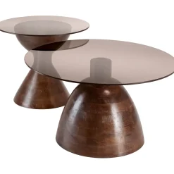 Profijt Meubel Salontafel Aboni mangohout 78 cm rond