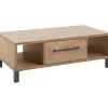Profijt Meubel Salontafel Alva 125x68 cm old teak rechthoekig