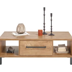 Profijt Meubel Salontafel Alva 125x68 cm orange teak rechthoekig