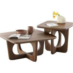 Profijt Meubel Salontafel Aseri mangohout 70x70 cm vierkant