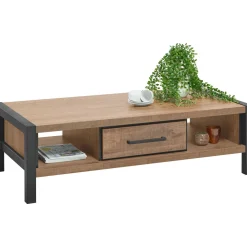 Profijt Meubel Salontafel Mantera donkerbruin 135x67 cm rechthoekig