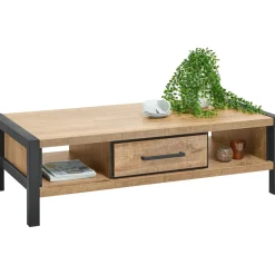 Profijt Meubel Salontafel Mantera lichtbruin 135x67 cm rechthoekig