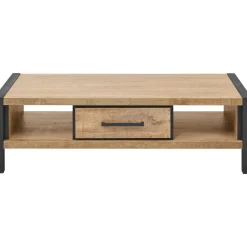 Profijt Meubel Salontafel Mantera lichtbruin 135x67 cm rechthoekig
