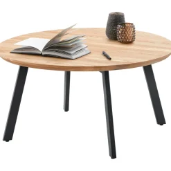 Profijt Meubel Salontafel Widnes eikenhout 80x36 cm rond