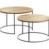 Profijt Meubel Salontafelset Ferbane oriënt 65 en 75 cm rond