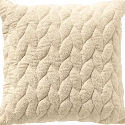 Profijt Meubel Sierkussen Westray 45x45 cm wit met lusstructuur